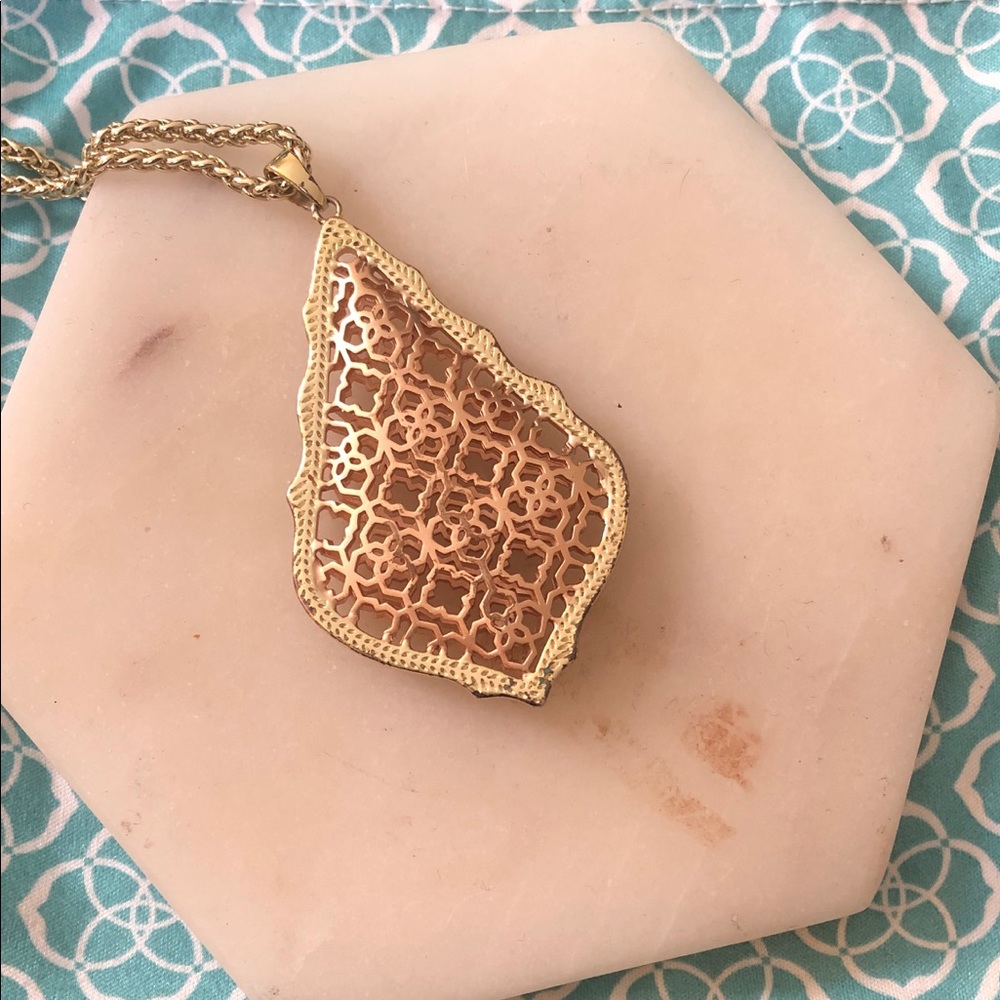 Kendra Scott Aiden Necklace in Rose Gold